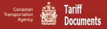 Bighorn Helicpoters Canada Transportation Agency Tariff Documents